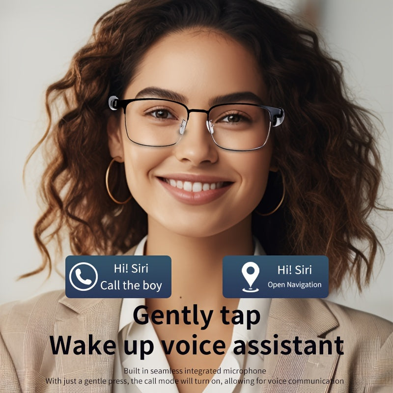New Smart Glasses with Auto-tinting Lenses That Automatically Transform into Fashion Glasses in Sunlight. Built-in Microphone and Speaker for HD Voice Calls and HiFi Music Quality. Smart Audio Glasses, Ideal for Sports, Driving, Fishing, and Daily