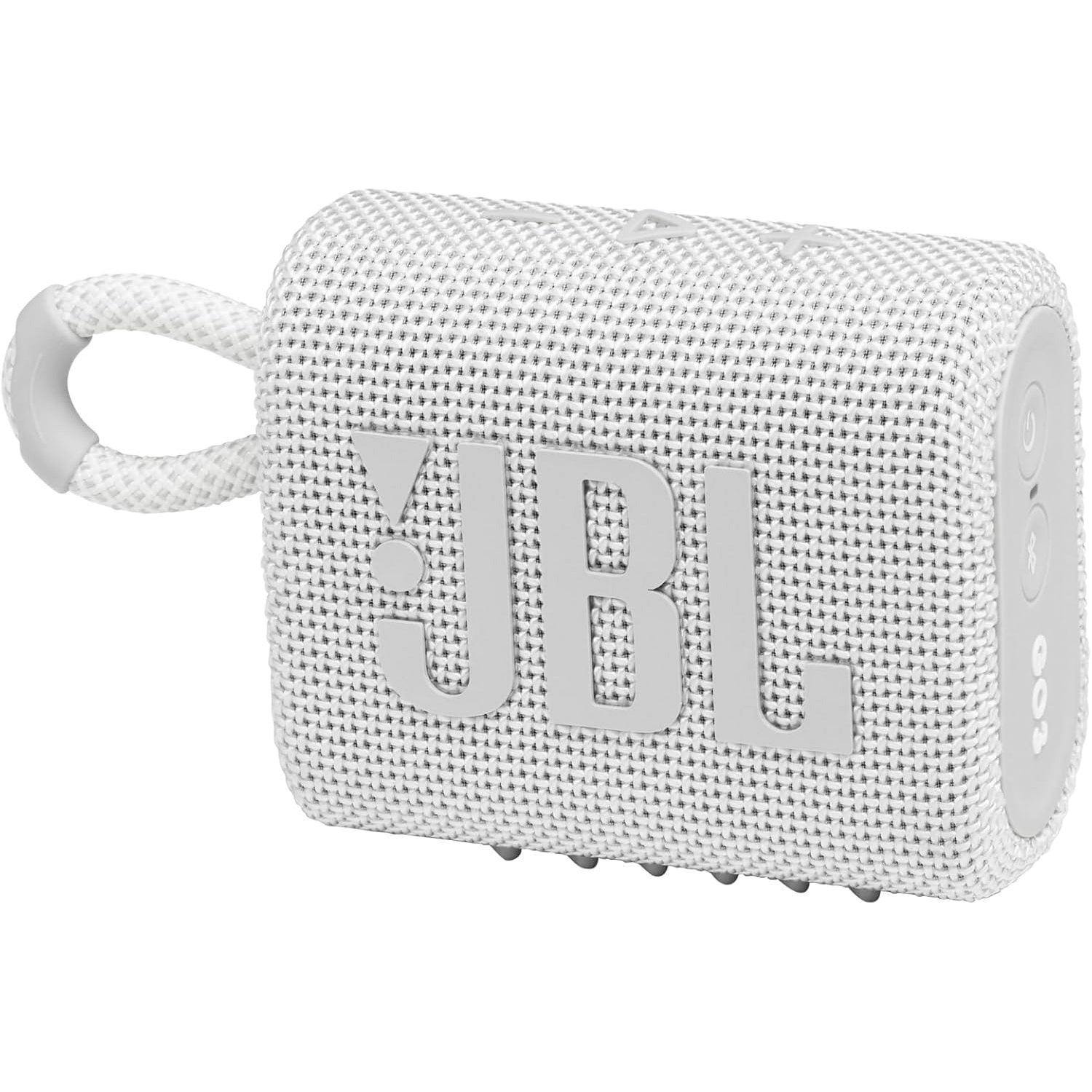 JBL Go 3 Portable Mini Bluetooth Speaker – Big Audio & Punchy Bass in a Pocket-Size Design, IP67 Waterproof & Dustproof for Shower/Beach/Pool, Up to 5 Hours Playtime per Charge, Rugged Fabric & Durable Housing, Integrated Carry Loop, USB-C Fast Recharge,