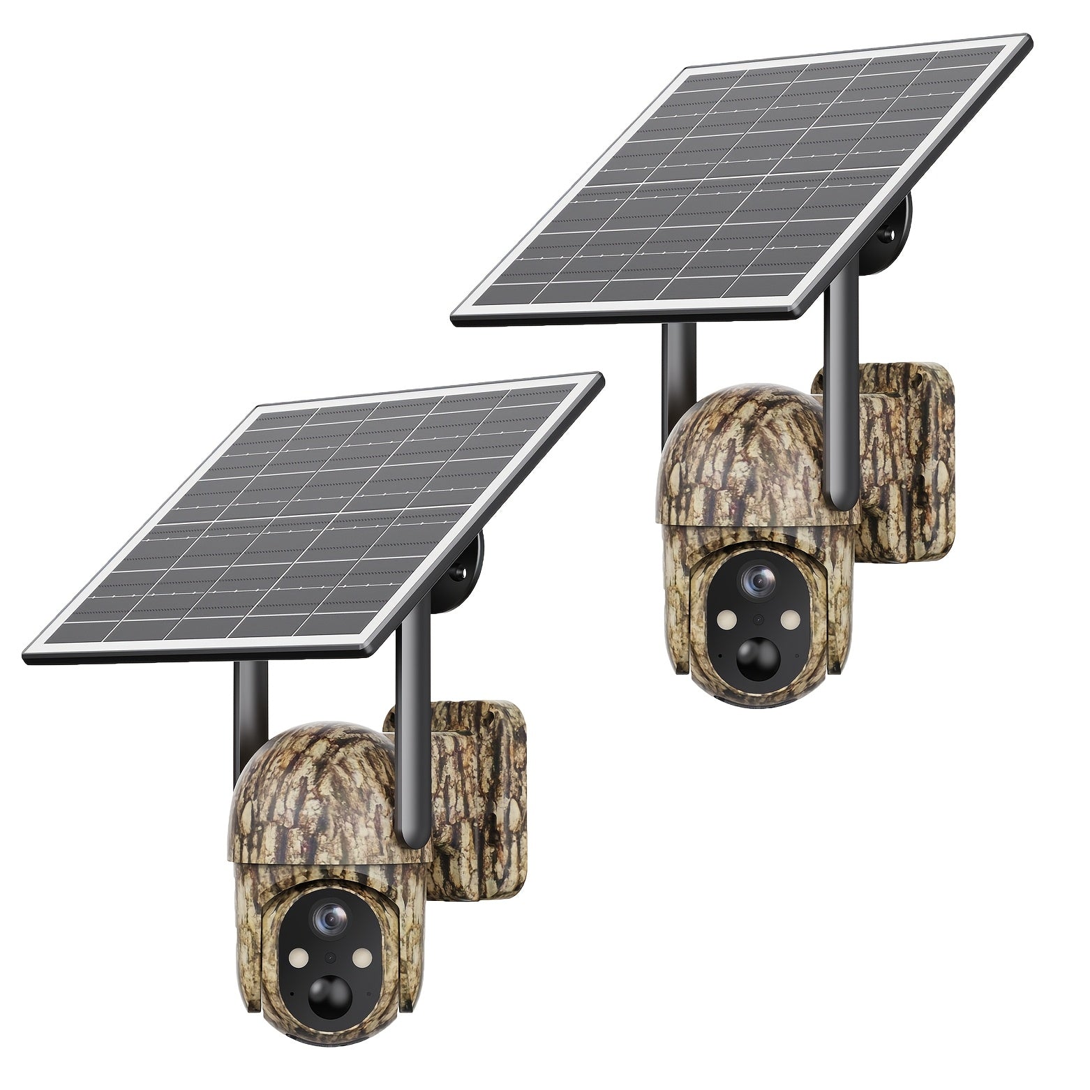 SEHMUA 4G LTE Cellular Solar Security Camera Wireless Outdoor, No WiFi Need Solar Powered Camera, Hunting & Farm Trail Camera With 360° Live View, 4K Night Vision, 2-Way Audio, Waterproof For Off-Grid Ranch & Wildlife Monitoring