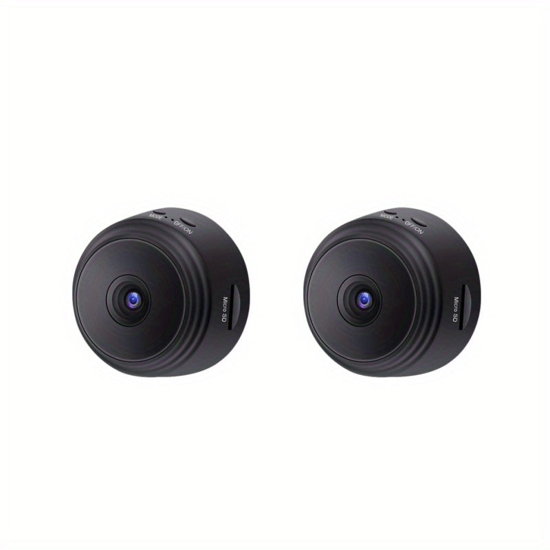 [1080P WiFi] 1/ 2/ 3/ 4/ 5/ 6/ 9/ 12pcs Wireless Remote Control Monitoring Camera, 1080P High-Definition, 2.4G/5G WiFi, Wide-Angle Monitoring, Remote Observation, With Battery (180MA), Used For Home Security WiFi Monitoring Camera