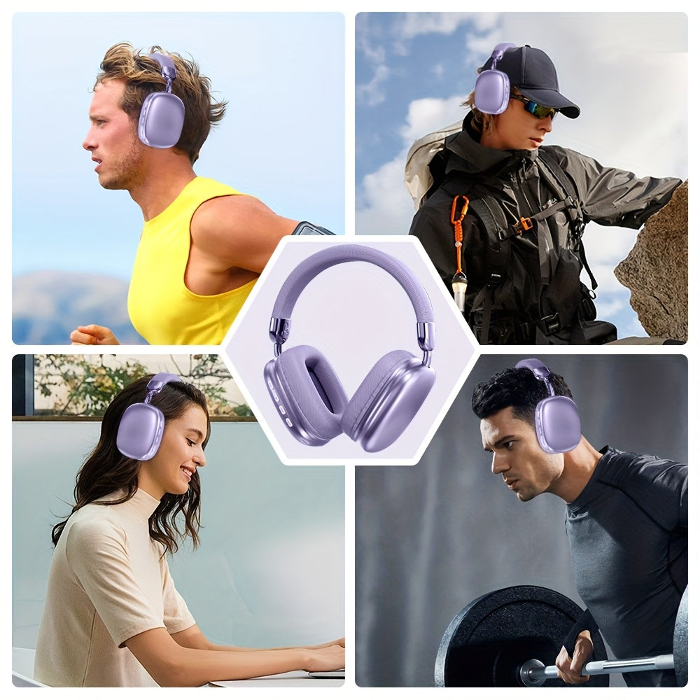 5.4 Wireless Earphones, Noise Reduction and High Sound Quality, Large Battery Life, Comfortable Rotatable Headset, Suitable for Sports, Gaming, and Walking, Suitable for iOS/Android/Computer Wireless Earphones, Long Battery Life, Noise Reduction