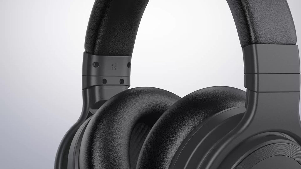 Active Noise Cancelling Headphones Wireless Headphones with Rich Bass, Clear Calls, 30 Hours Playtime, Comfort Fit, Black