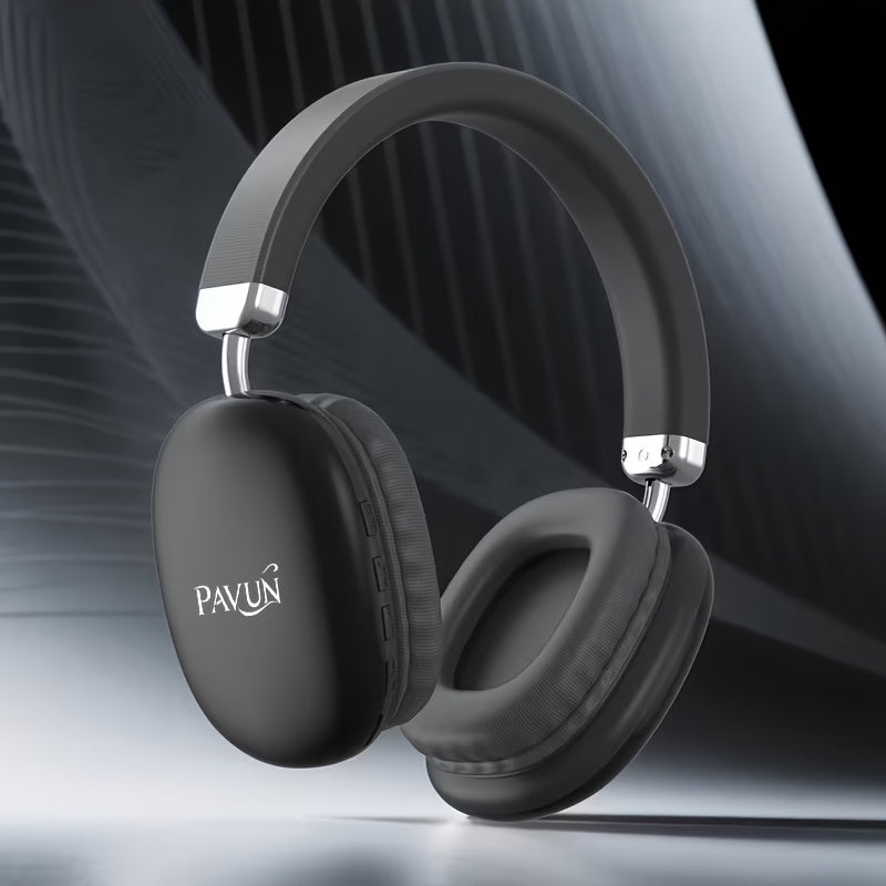 Wireless Headset, Noise Cancelling Stereo Comfortable Headset, Built-in High-definition Microphone, High Fidelity Stereo, Deep Bass, Used for Travel, Office, Laptop, Mobile Phone, Christmas Gift