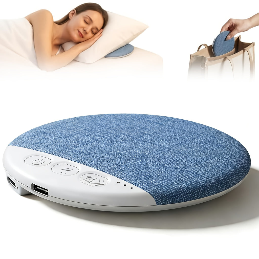 2pcs Sleep Speaker Pillow - Wireless 5.4 White Noise Generator Featuring Rain And Ocean Sounds, Lightweight 49G Sleep Headphones, 7-Day Battery Life, Automatic Shut-Off Timer