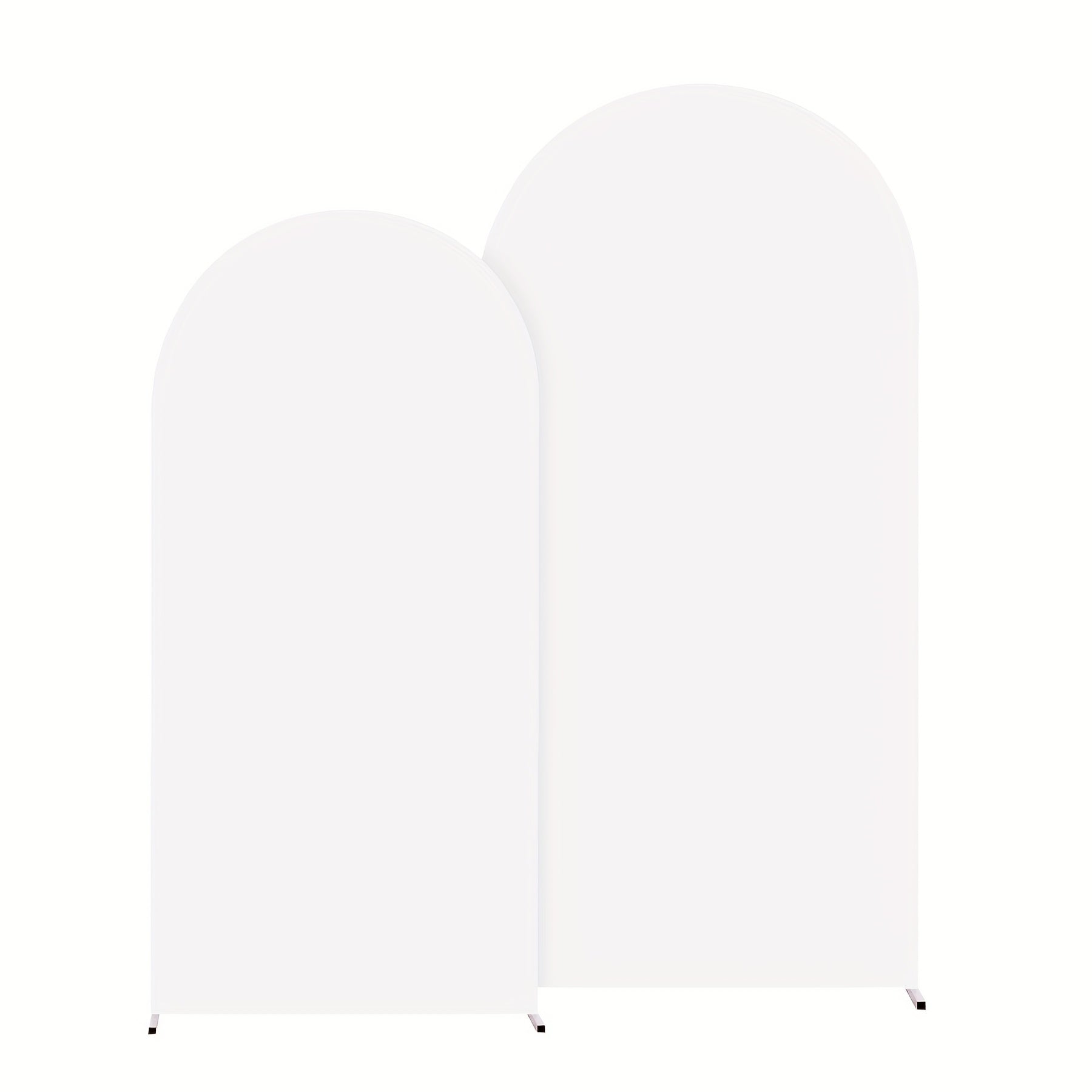 2D Flat, Two Different-sized And Styled Wedding Arch Banner Covers with Stretchable, Wear-resistant And Wrinkle-free Fabric, Tight-fitting Arch Covers Suitable for Wedding Ceremonies, Gender Reveals And Birthday Parties.