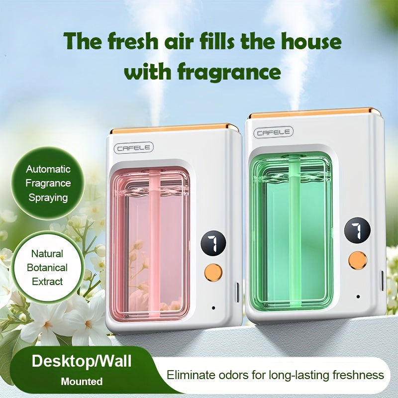 1 Aroma Diffuser + 1/3/5 Bottles Of Perfume Set Diffuser For Home, Large Capacity Diffuser, Bedroom Humidifier, Essential Oil Diffuser With 1/3 Bottles Of Essential Oils, 7-level Adjustment, Usb-Powered Device, Auto Shut-Off