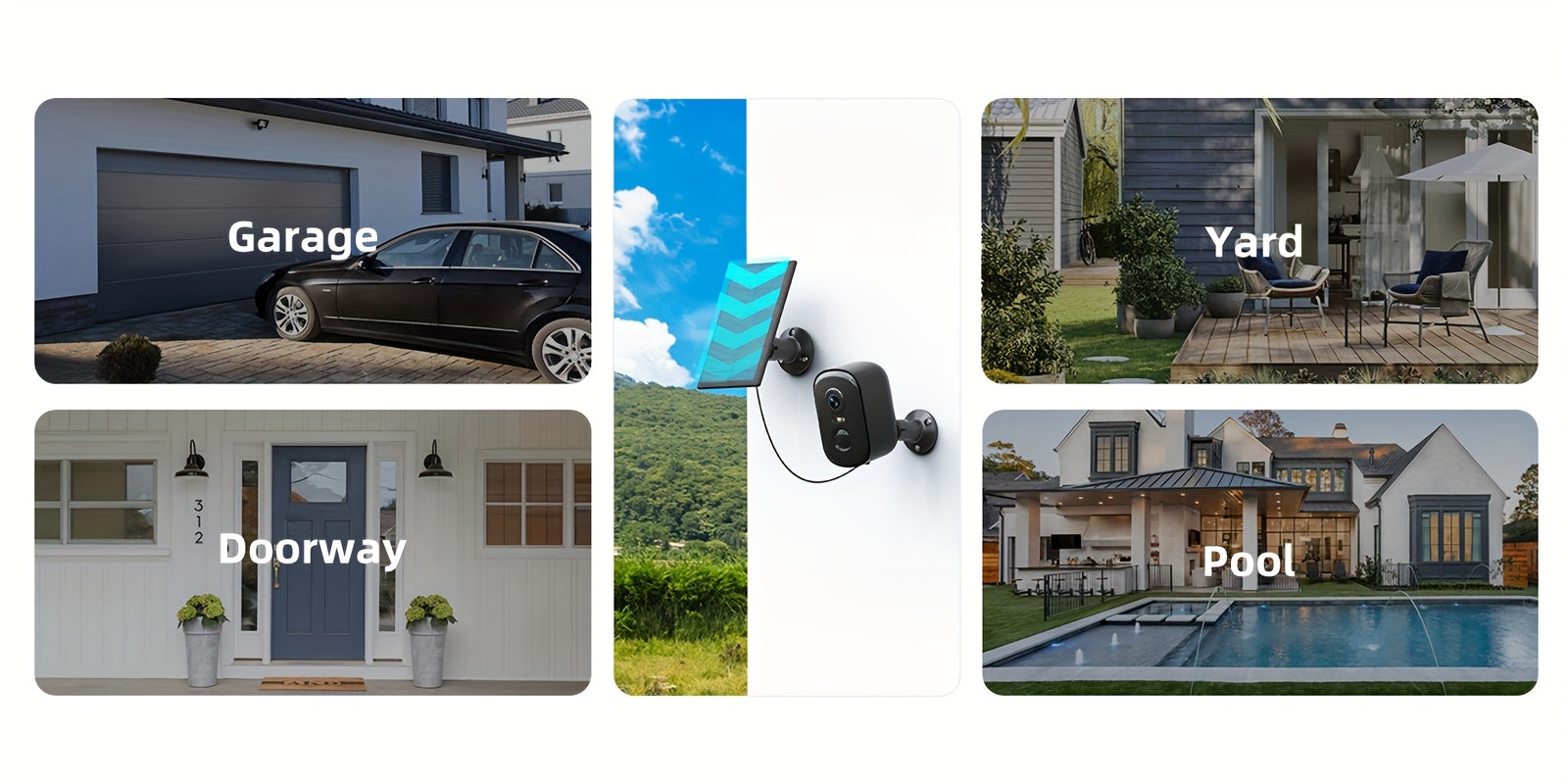 Wesecuu Solar Camera Offers Wireless Security Solutions for Both Indoor And Outdoor Use, Ideal for Home Surveillance. It Is Compatible with 5G And 2.4Ghz Wifi, And Can Be Monitored Via a Smartphone App. This Camera Is Suitable for Pets