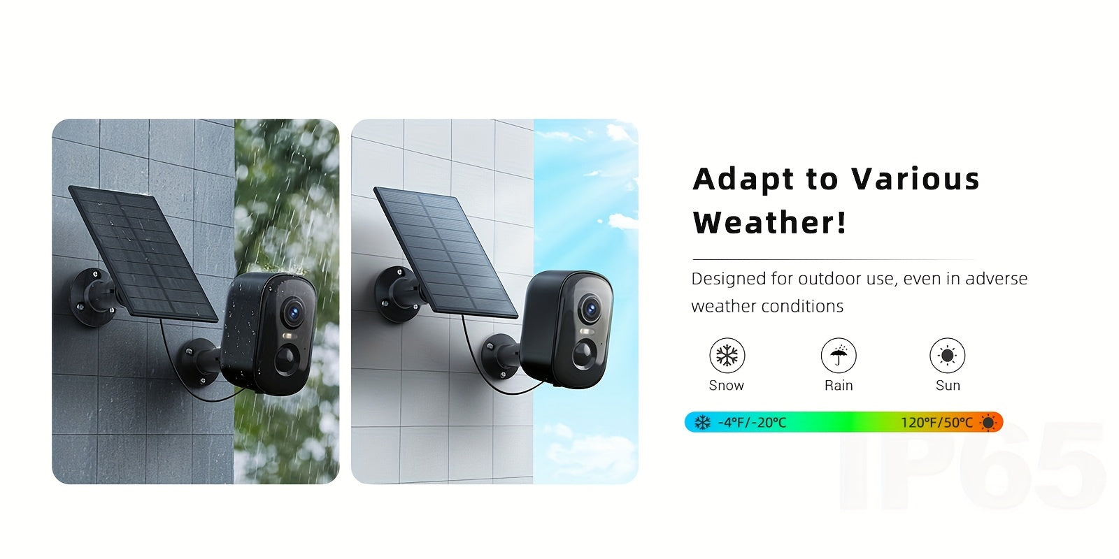 Wesecuu Solar Camera Offers Wireless Security Solutions for Both Indoor And Outdoor Use, Ideal for Home Surveillance. It Is Compatible with 5G And 2.4Ghz Wifi, And Can Be Monitored Via a Smartphone App. This Camera Is Suitable for Pets