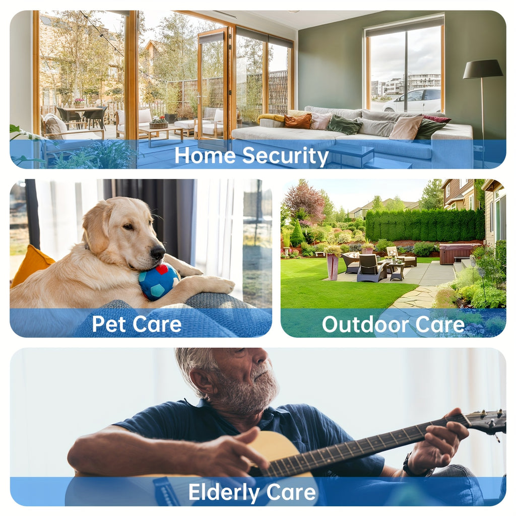 Wesecuu Solar Camera Offers Wireless Security Solutions for Both Indoor And Outdoor Use, Ideal for Home Surveillance. It Is Compatible with 5G And 2.4Ghz Wifi, And Can Be Monitored Via a Smartphone App. This Camera Is Suitable for Pets