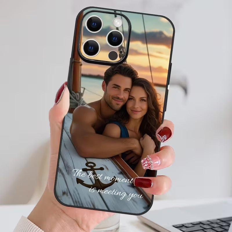 Phone Case: Custom Phone Case - Personalized Case for iPhone 17/ 16/ 15/ 14/ 13/ 12/11 Pro Max/ Pro/ Plus, Minimalist & Stylish, Durable, Perfect Creative Gift for Birthdays, Anniversaries, Valentine's Day, Weddings, Halloween, Christmas.