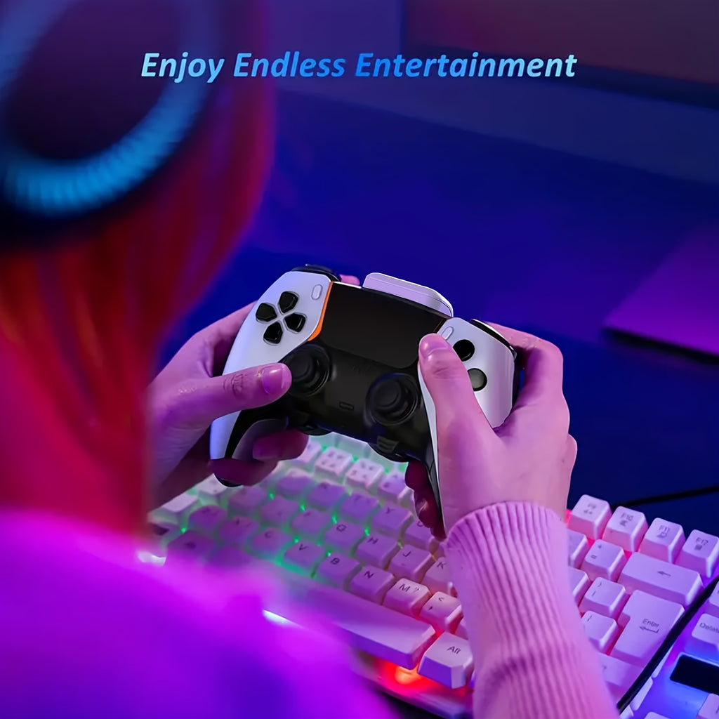 Rechargeable Battery Pack for Ps5/Dualsense Edge Controller, Built-In High Capacity Battery: 1800Mah-2000Mah with LED Indicator And Charging Cable, Charging Kit for Playstation 5/Dualsense Edge Controller, Great Gaming Gift