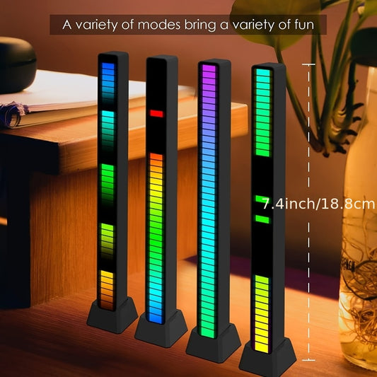 [2/4pcs Set] Smart LED Light Bars with Rgb Music Sync with USB Power Supply, Music Synchronization, Game Room Atmosphere Creation/preferred Office Desk Decoration
