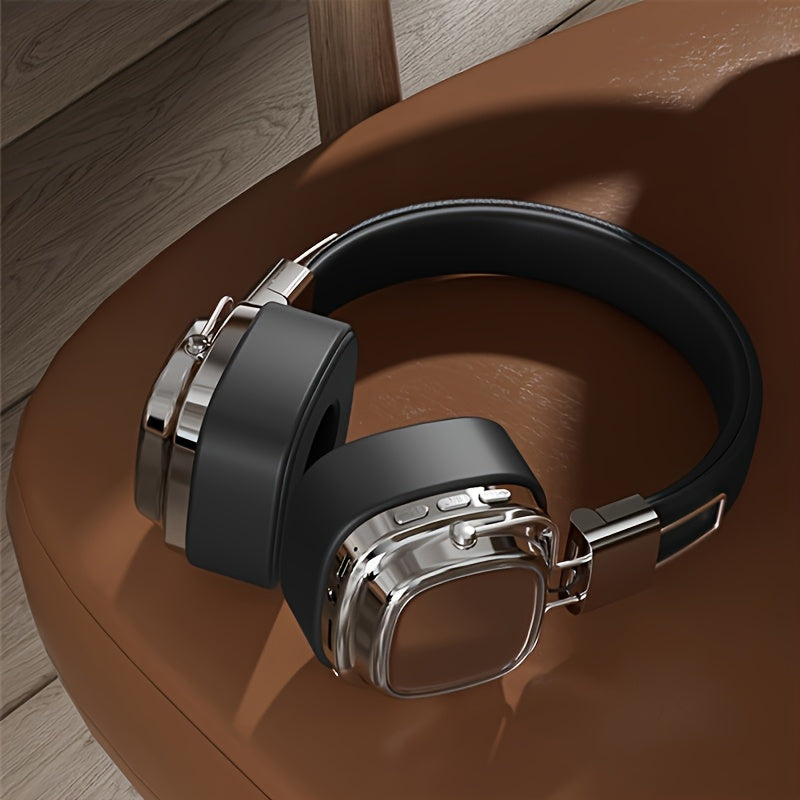 Bluetooth Headphones, HD Stereo Sound Over Ear Headphones with Built-in Microphones, Deep Bass 20 Hours Playtime, Fast Charge BT 5.2 Headset for Adults, School, Travel