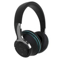 Wireless BT Over-Ear Headphones-Portable Headsets with 24 Hours Playtime, Built-in Mic for Clear Calls, FM Radio, Soft Earpads, LED Light, TF Card Support, And 3.5mm AUX Wired Connection-Foldable Design for Travel, Home, Office, And Mobile Devices.