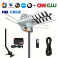 2026 Newest Outdoor TV Antenna,150 Mile Long Range Long Range Smart TV Antenna,Supports 4K 1080P HD Smart TV VHF UHF, for Attic or Outdoor, Easy Setup - with Installation Rod