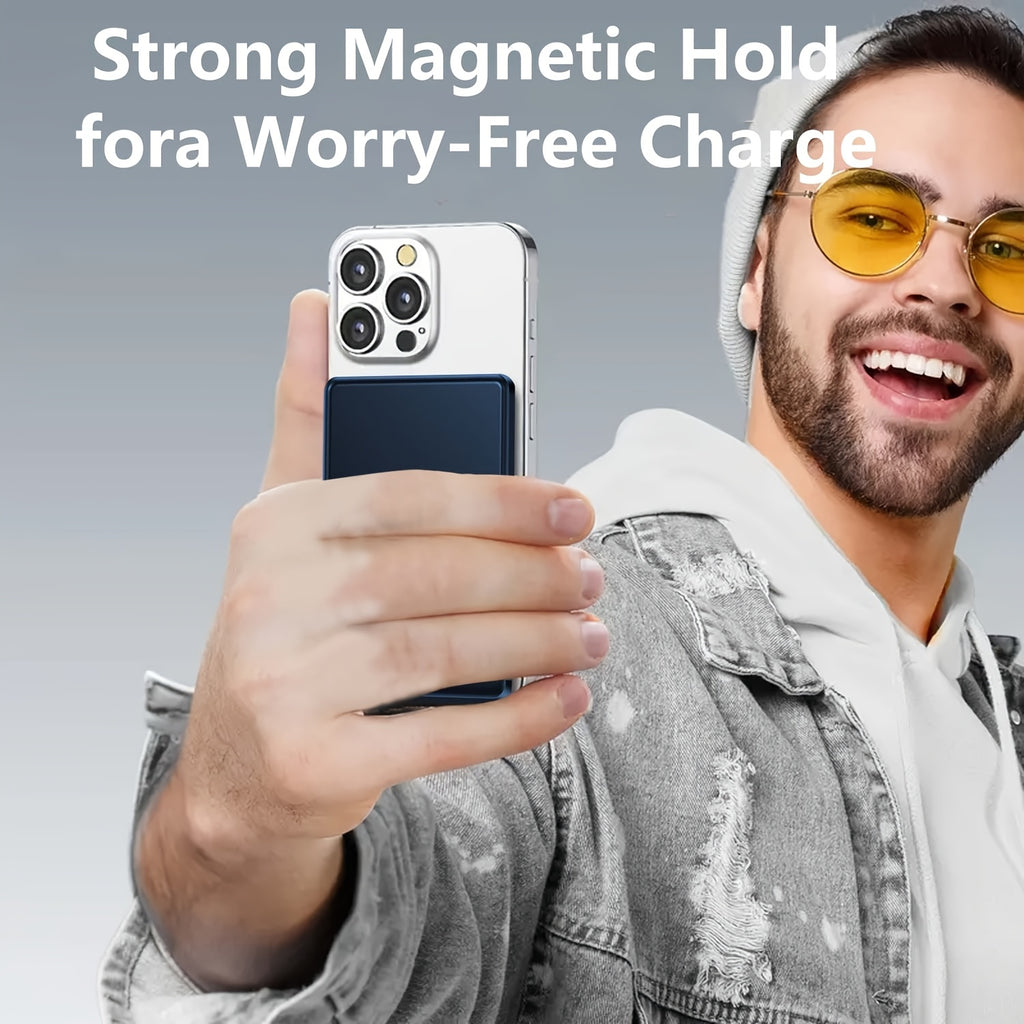 Power Bank, Ultra-Slim 5, 000mAh Magnetic Battery 20W Ultra-Fast Compatible Portable Charger, Ergonomic Design, For IPhone16/15/14/13/12 For IPhone17 Series