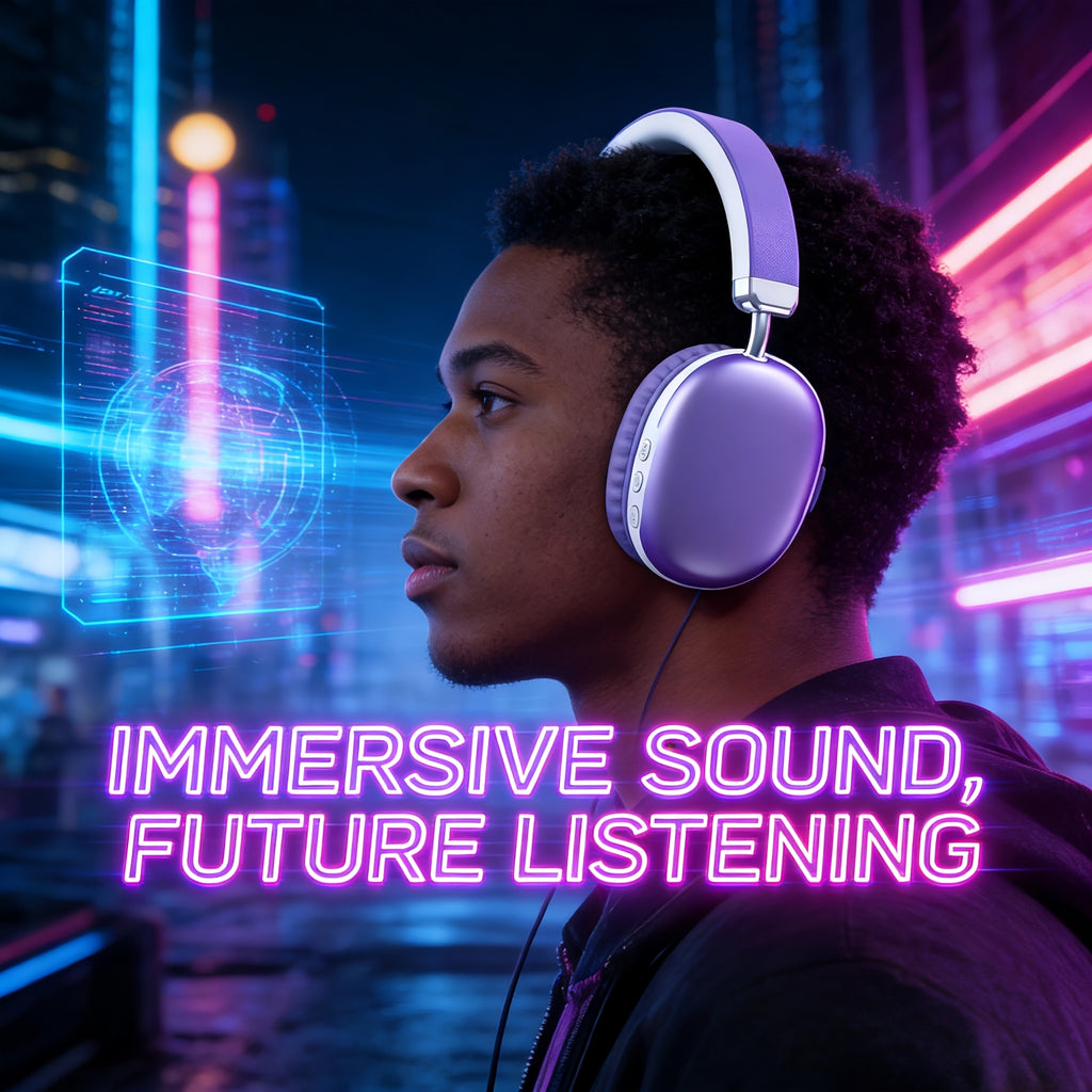 3pcs Set: Over-ear Wireless Bluetooth Headphones + Wireless In-ear Earbuds + Minimalist WatchCompatible with IOS, Android Smartphones Ultra-long Battery Life, Portable & Practical., Ideal for Back-to-school Gifts And Father's Day Presents.