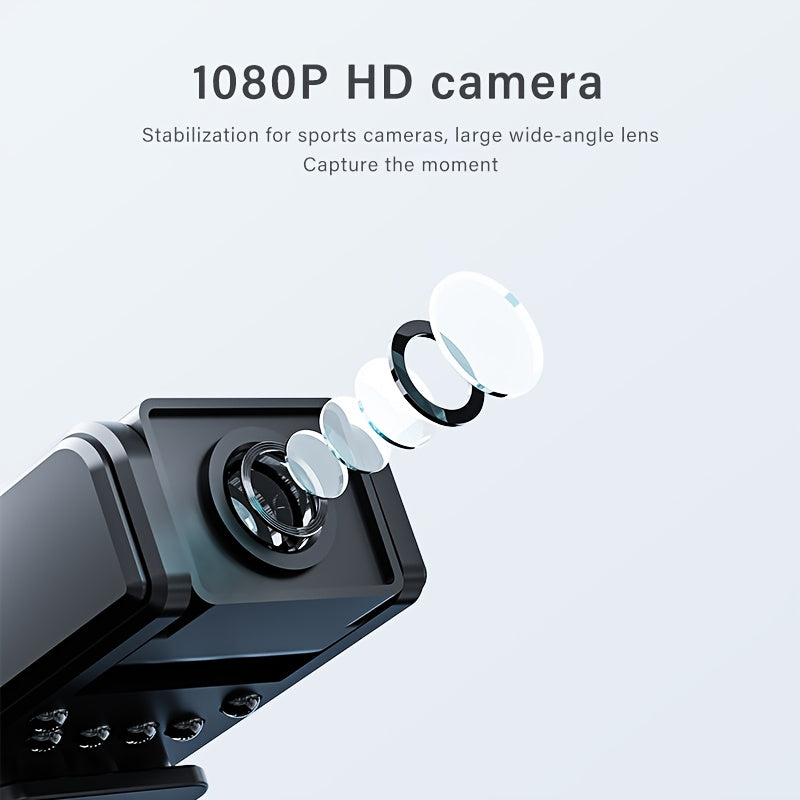 NEW HD Night Vision Body Camera, Portable Clip-On Outdoor Sports Camera, Professional Outdoor Sports Camera