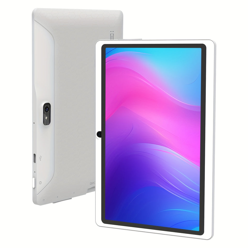 7-Inch Android Tablet with Quad-Core Processor, 6GB RAM (2+4GB Expandable to 128GB), HD IPS Display, Dual Cameras, Stereo Speakers, Wi-Fi, 32GB ROM - Lightweight & Portable for Work, Entertainment, Tablet, Pad, Tablet, Pad