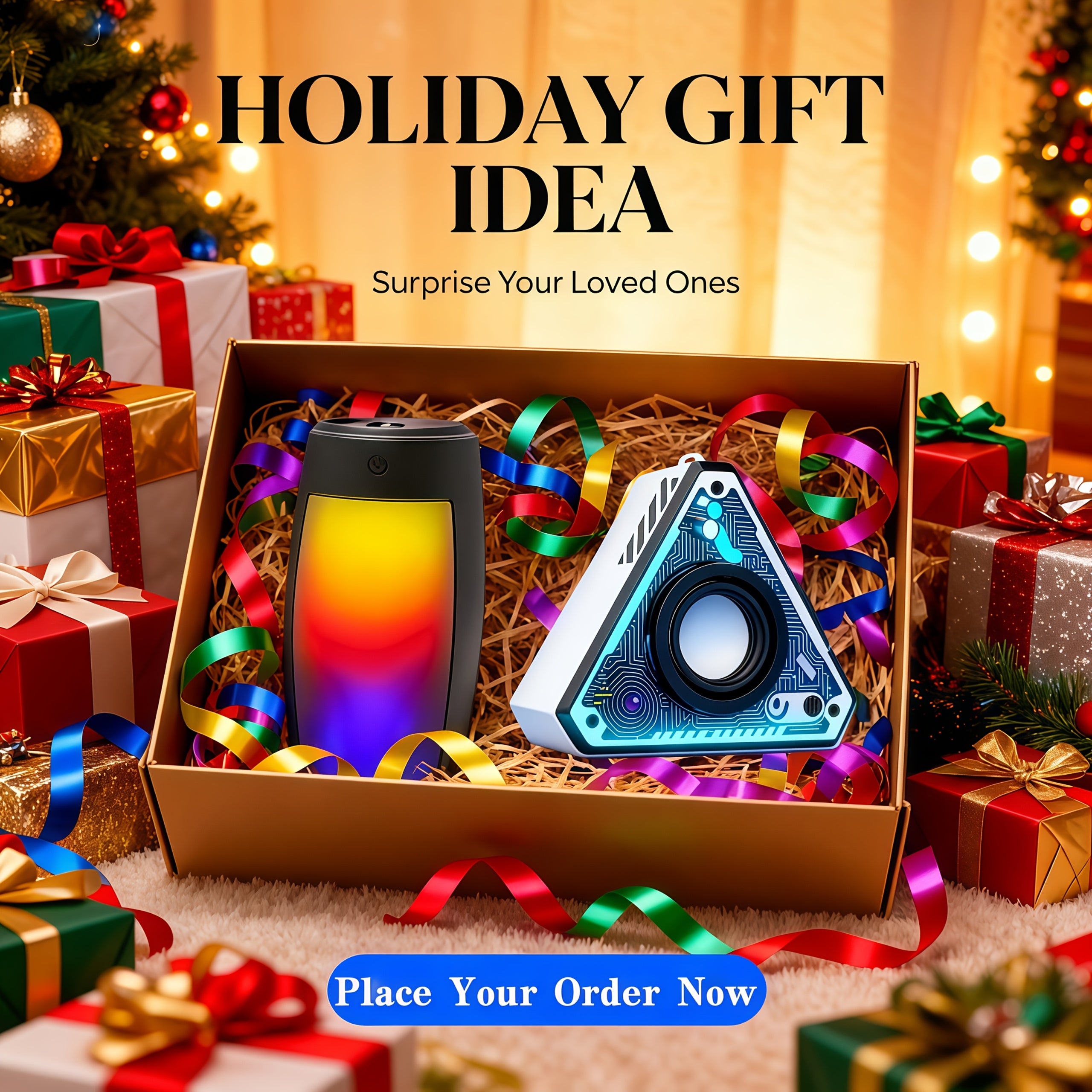 [Portable Outdoor Speaker] 1/2/3pcs 2026 All New Multiple Styles Cinema Subwoofer Outdoor Rechargeable Wireless Speakers, Triangular Shape Audio System, Portable Radio Speaker, Wireless Small Stereo Wireless Speaker With HD Sound, Portable Outdoor Loud St