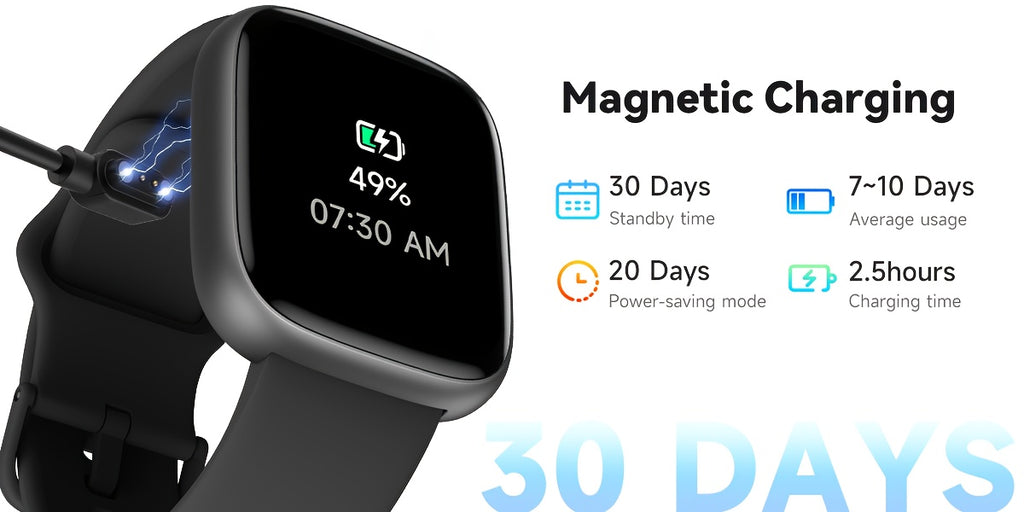 FAWEIO Smart Watch For Men Women Wireless Calling, 1.83" HD Touch Screen Fitness Tracker, 100+ Sports Modes, Built-in Alexa, Dial, Waterproof, For IPhone & Android, Birthday Gifts, Mother'S Day Gift