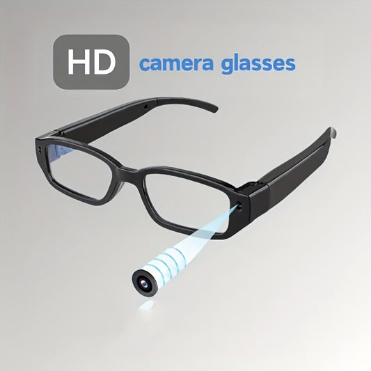1080P HD Camera Glasses, Video Recorder Camcorder Eye Protection Outdoor Sport Eyeglasses, Ideal for Sports, Driving, Fishing, And Casual Attire At Home, Includes USB Charging Cable, Supports Motion Detection/ Lightweight Durable Frame