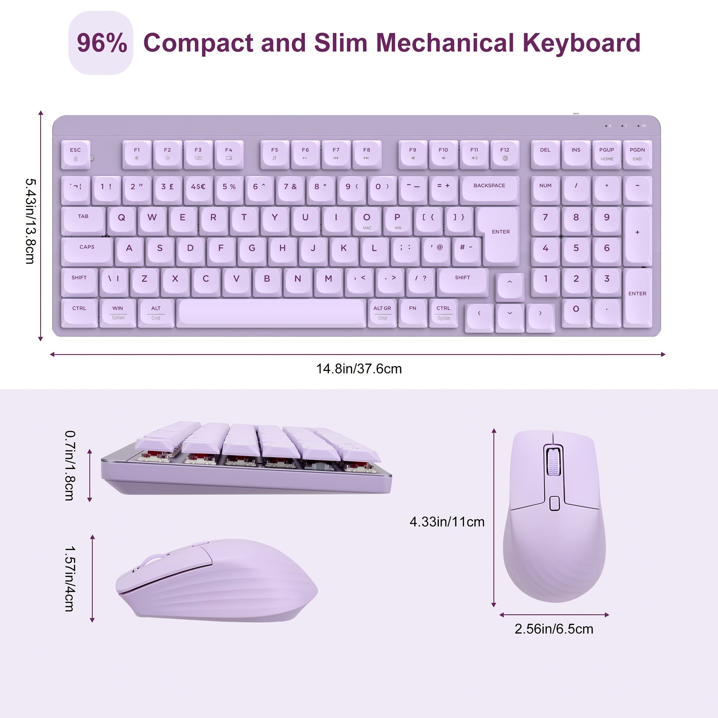 Wireless Mechanical Keyboard Feel 98 Keys Full-Size Keyboard And Mouse Set Gaming Office External Keyboard Mouse Bass Mechanical Feel Business Office Soft Sound Not Noisy Keyboard Mouse, Easter Gifts, Ramadan Gifts, Birthday Gifts, Christmas Gifts, New Ye