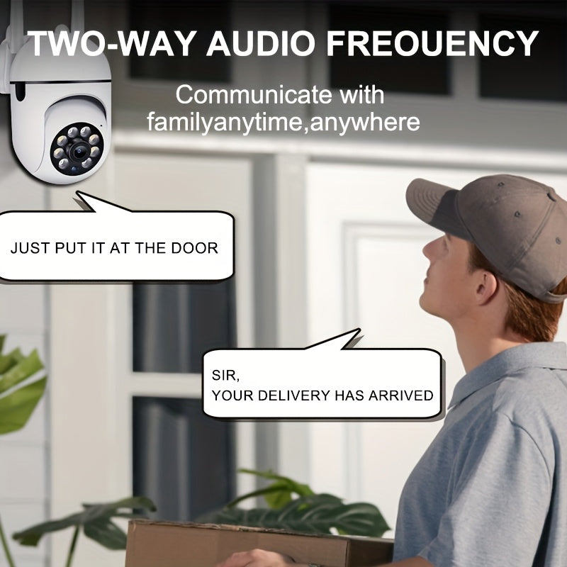 4PCS 1080P/5G WiFi Camera/color Night Vision/two-way Audio/360-degree Pan/tilt/zoom, IP54 Protection Rating/AI Motion Tracking And Detection/home Security Monitoring/spotlight, And Alarm/cloud Storage And SD Card Storage.