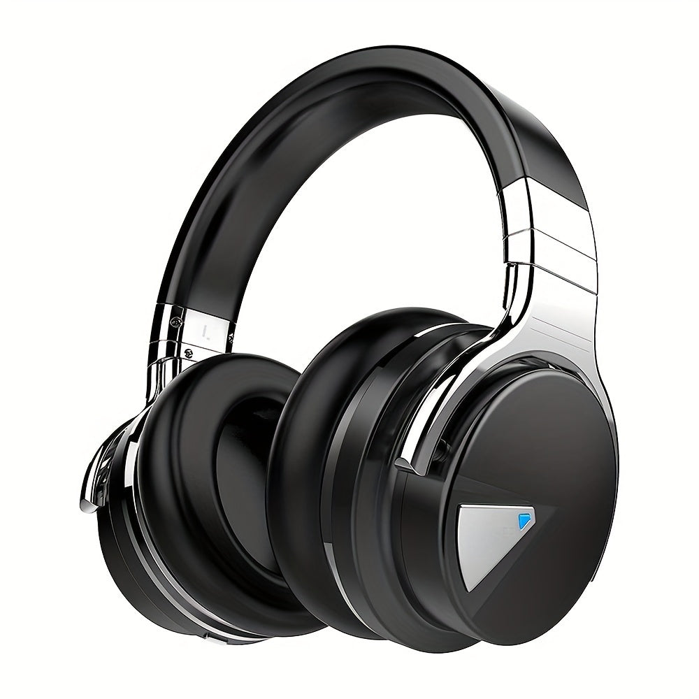 MIGHTY ROCK Active Noise Cancelling Headphones, Wireless Headphones, 30H Playtime, with Microphone, Deep Bass, 30 Hours Playtime