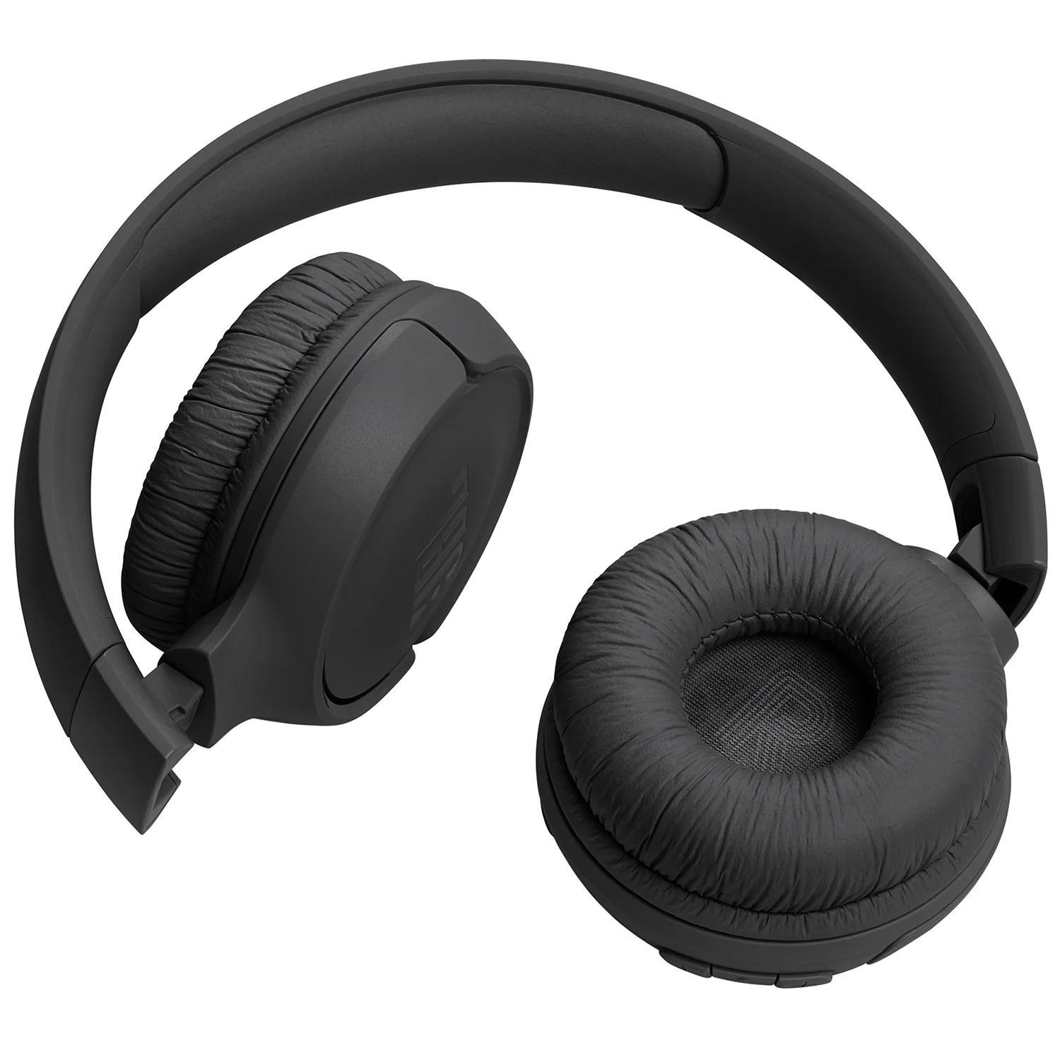 JBL Tune 525BT Wireless Earphones, Bluetooth In-Ear Headphones with Pure Bass Sound, Lightweight Neckband Design, Built-In Microphone, Hands-Free Calls, Long Battery Life – Black,