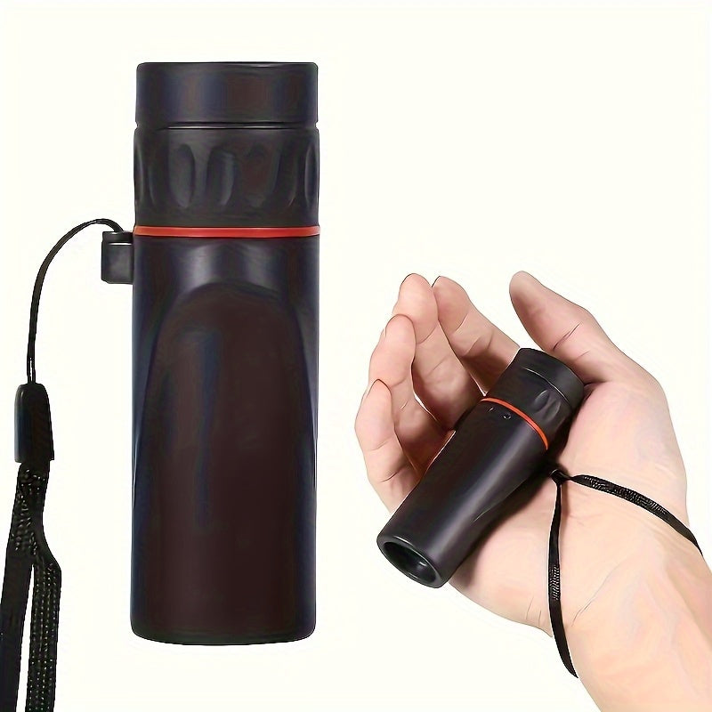 10X25 High Magnification Monocular Telescope - Durable Rubber Lightweight Design with Fixed Focus And Ergonomic Grip, 10X Zoom And 25Mm Objective Lens for Hiking, Camping, Birdwatching, Hunting