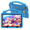[10.1-Inch Kids' Tablet] Android 15 Tablet, 10.1-Inch Kids' Tablet with Protective Case, 12GB (3GB + 9GB Expandable) ROM, 64GB RAM, Wi-Fi, Dual Cameras, Parental Controls, Pre-Installed Apps And Games, Educational Tablet for Preschoolers with Case, Tablet