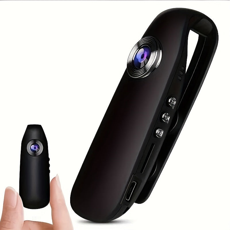 1080P HD Wearable Mini Body Camera, Compatible with Smartphones, Supports Up to 128GB TF Card, Ideal for Security, Biking, Evidence Collection And Adventure Video Recording, Video Monitor-Best Gift for Holidays