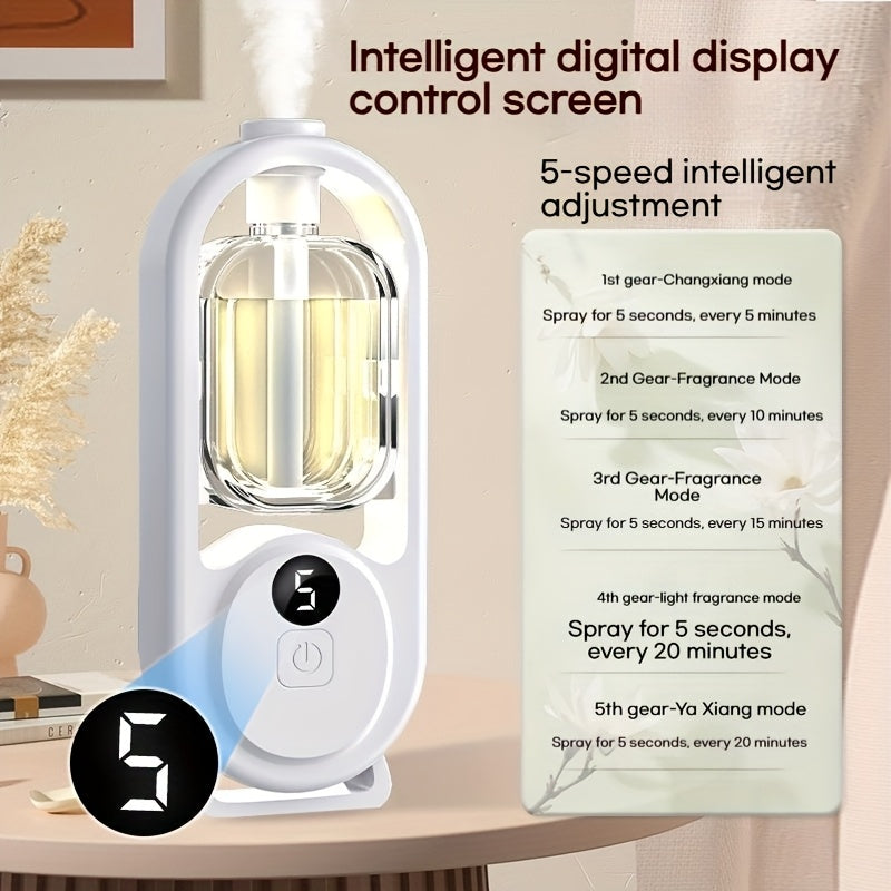 Sonic Technology Aromatherapy Humidifier with 7 Color LED Light - Quiet, USB Powered Mini Essential Oil Diffuser for Bedroom, Office, Cafe & Yoga And Bedroom Deodorization, Timer Setting, Humidifier, 5.07 Oz, SAP