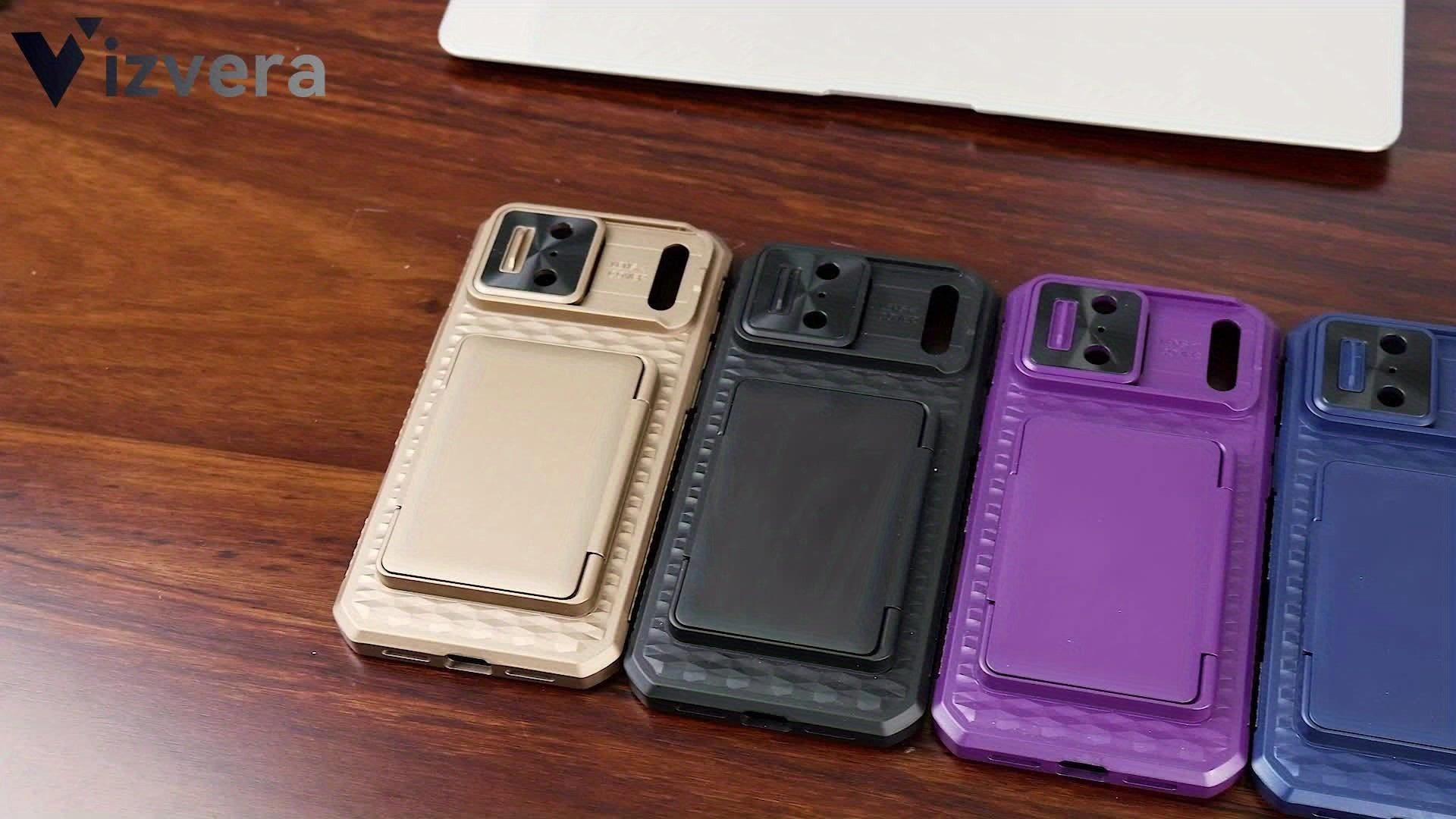 Phone Case - Case Wallet Compatible with The Iphone 17 Pro Max, Featuring a Mobile Phone Lanyard And a Built-In Card Holder That Can Hold 4 to 5 Cards. It Includes a Sliding Lens Cover And a Camera Control Capture Button