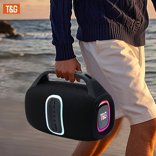 TG674 30W Large Speaker, Outdoor Portable Subwoofer Speaker, Wireless Speakers with Handle, IPX4, Dual Pairing, 3600mAh Battery, Booming Bass. Fro Halloween