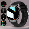 Watch 4 Pro Smart Watch Wireless Call, Smartwatch for Men Women, Weather Alerts, Music Playback Control, Message Notifications, Step Counter, Calorie Tracking, Men'S Business Style Smart Watch, Compatible with Android And Iphone