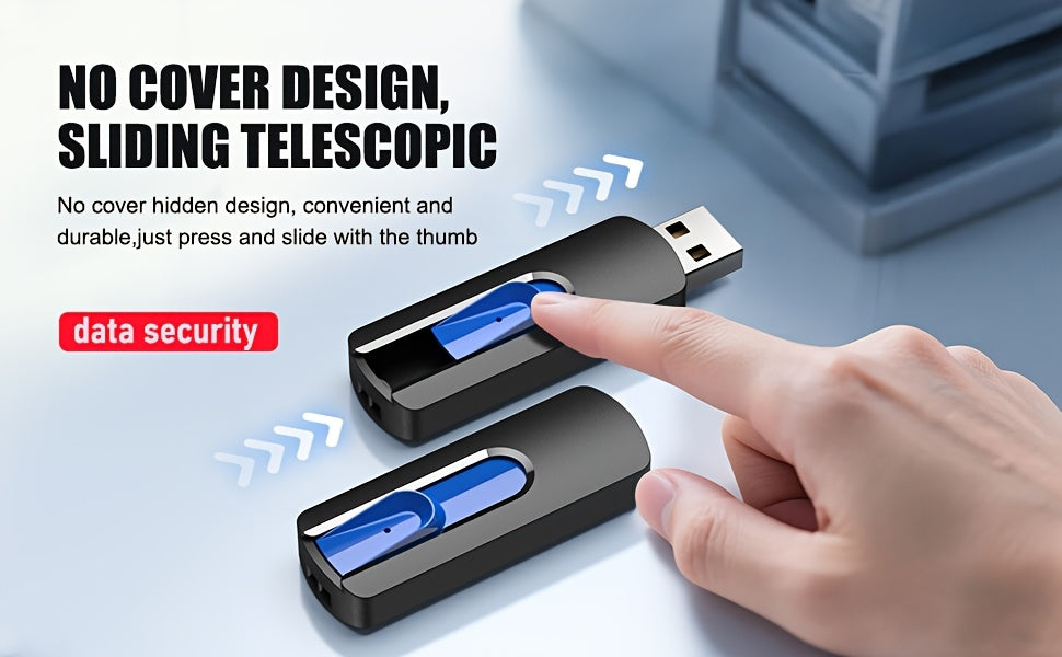 KEXIN 5pcs 1pc 64GB 32GB 16GB 8GB 4GB 2GB 1GB USB Flash Drive, USB 2.0 Memory Stick, Thumb Drives, Jump Drive for PC, Laptop, And Computer Storage