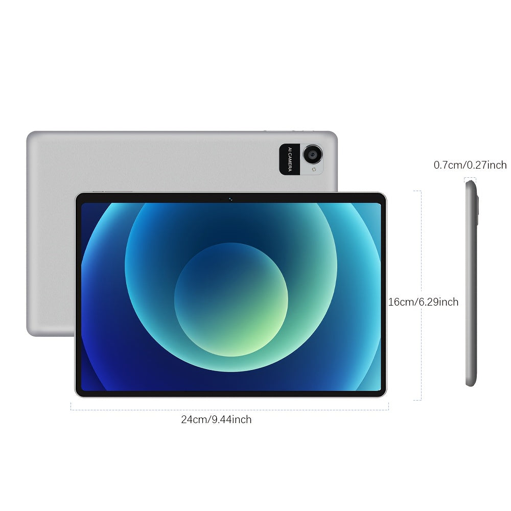 CRELANDER 2025 NEW Android Tablet with a 10. 1 Inch IPS Touch Screen, 2-In-1 Design Including a Protective Case, Optional Keyboard, Mouse, And Stylus. It Features 12GB RAM (4GB + 8GB Expandable) And 128GB Storage, Supporting a 1TB TF Card