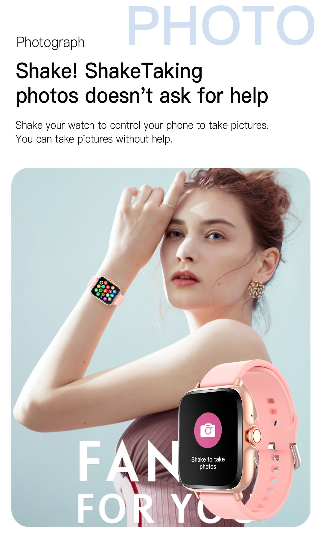 2026 Newly Upgraded Large-Screen Full-Touch Smartwatch | Message Alerts, Wireless Call Reception, Activity Tracker, Health Monitoring, Compatible with iPhone/Android, The Perfect Gift for Birthdays And Holidays
