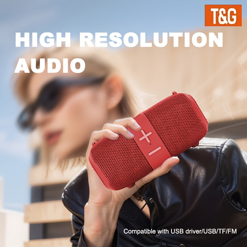TG667 Is a Compact And Portable Wireless Speaker Designed for Outdoor Use. It Is And Features a Charming Design, Making It a Great Music Player. It Supports USB, TF Cards, And FM Radio, And Can Connect to Mobile Phones, Tablets
