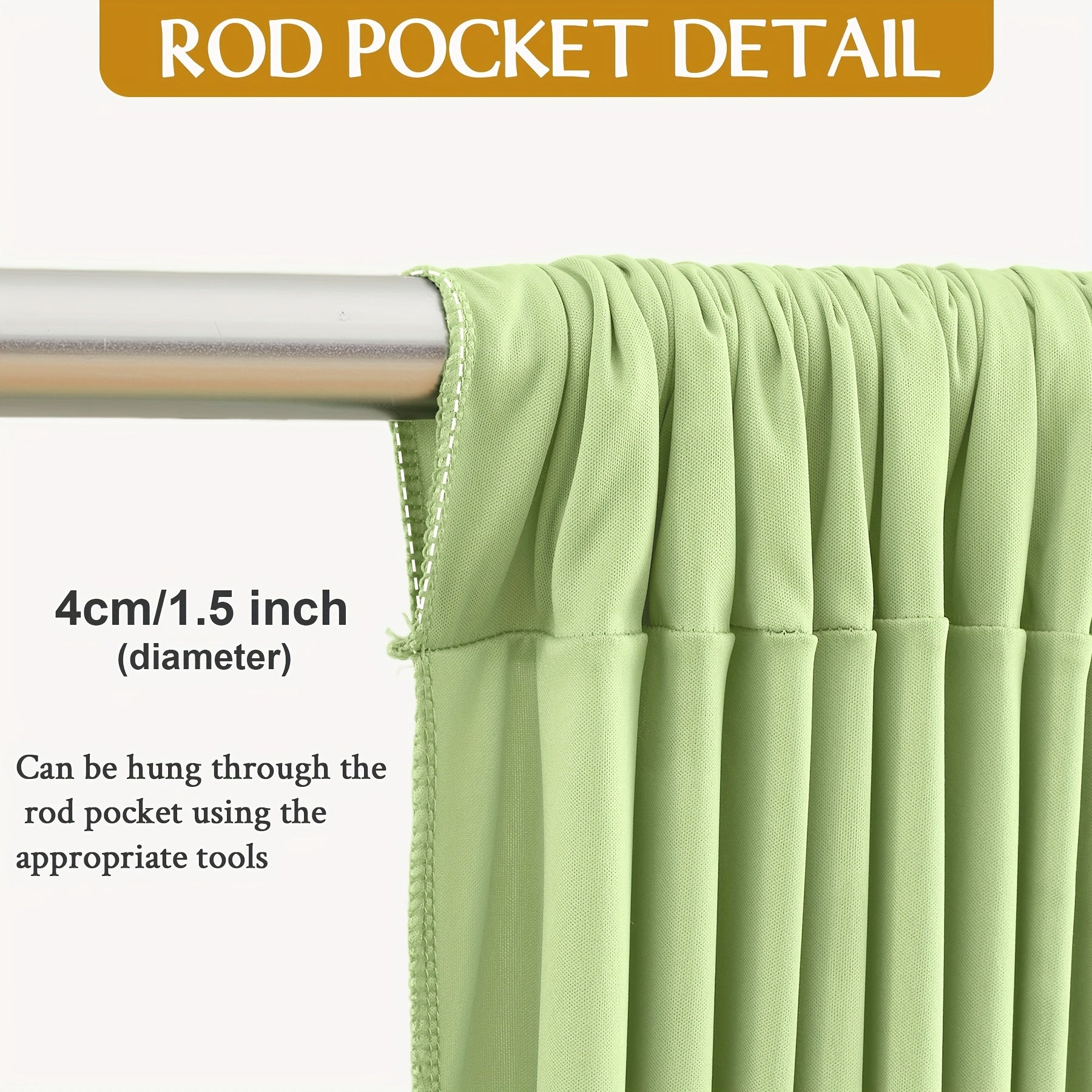 4pcs Elegant Backdrop Curtains - Soft & Smooth, Non-Transparent | Photo Backdrop & Party Decor for Weddings, Birthdays, Christenings