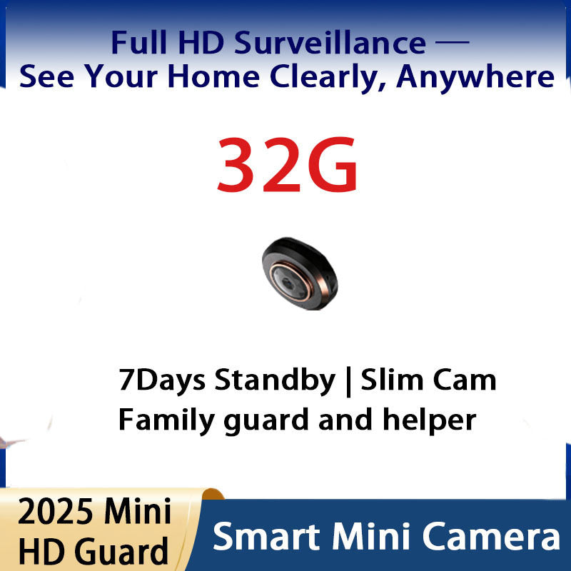 Losing Money.Mini Smart Camera, with WiFi Pet Monitor, Nanny/anti-theft Thief, Automatic High-definition Night Vision And Motion Detection Alarm, Perfect Family Small Camera, The Elderly, Car Monitoring 360-degree No Dead Angle Connection Mobile