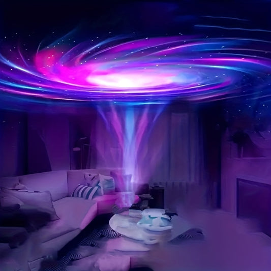 1pc USB Light Compatible with Laptop, USB Interface Electronic Lamp, Computer Accessories, USB Gadgets, Star Projector, Galaxy Projector, Ocean Wave Projector, Spiral Aurora Borealis Projector for Bedroom Night Light Projector, Decoration for Gaming
