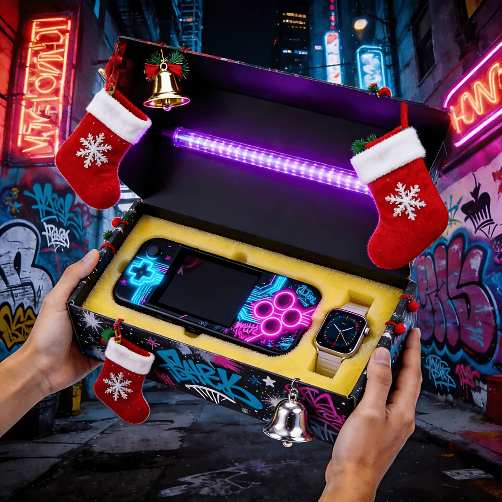 2026 New Portable Retro Handheld Game Console + Smart Watch Set, High-definition Screen, Classic Game Controller, Portable Game Artifact, The Best for Friends/family/lovers (birthday/Valentine's Day/Christmas Gifts), Men's Gift, No Gift Box