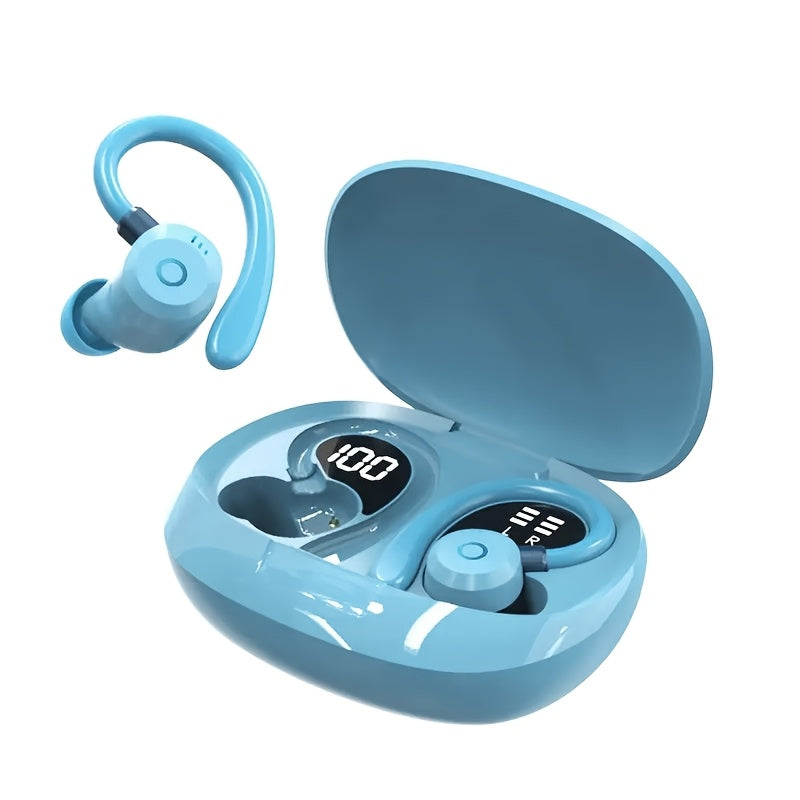 2026 New Wireless Earbuds Hi-Fi Stereo In-Ear Headphones Long Battery Life LED Digital Display Touch Control Noise Canceling Fast USB Charging Sport Gaming Headset Lightweight Fashion Earphones for Commute And Gamers