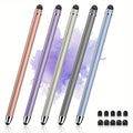 2in 1 Stylus Pen Set for Touch Screens - High Precision And Sensitivity - Compatible with iPhone iPad Android-5 Pens with 10 Extra TipsGreat Value Set, Father's Day Gift Idea