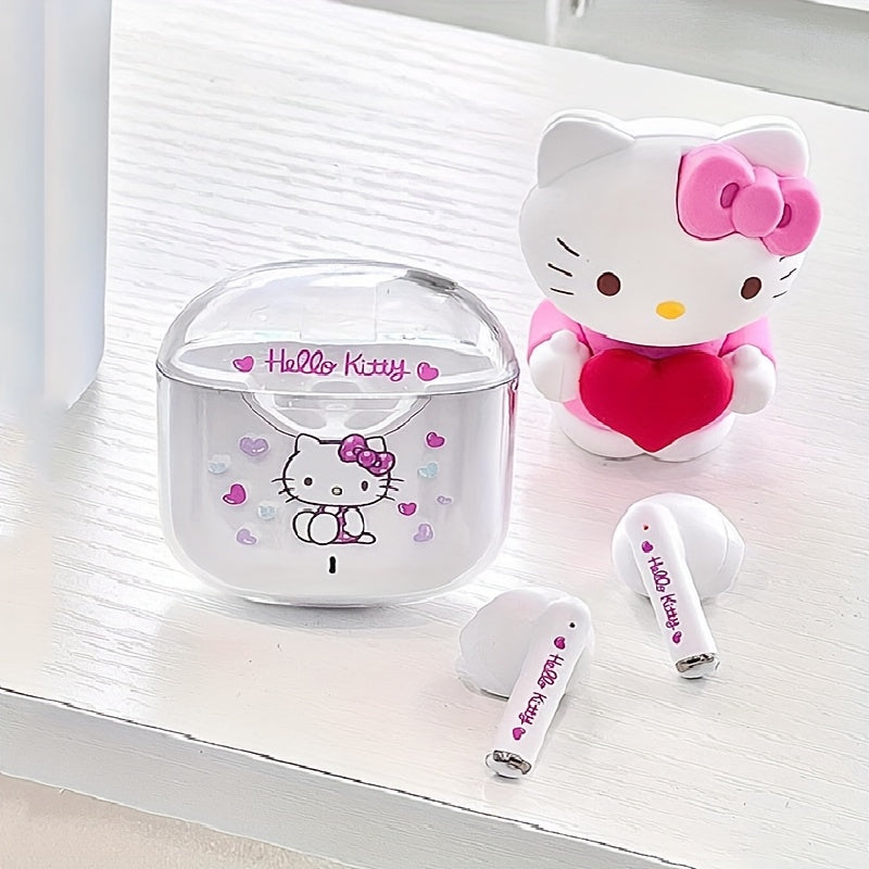 [Authorized] Wireless Headphones, Kuromi Pompompurin My Melody Melody, 5 Different Styles Available, Cute Design Gaming Earbuds Unique Style, Convenient for Smart Calls, Suitable for Daily Exercise And Outings, Learning Holiday Gifts