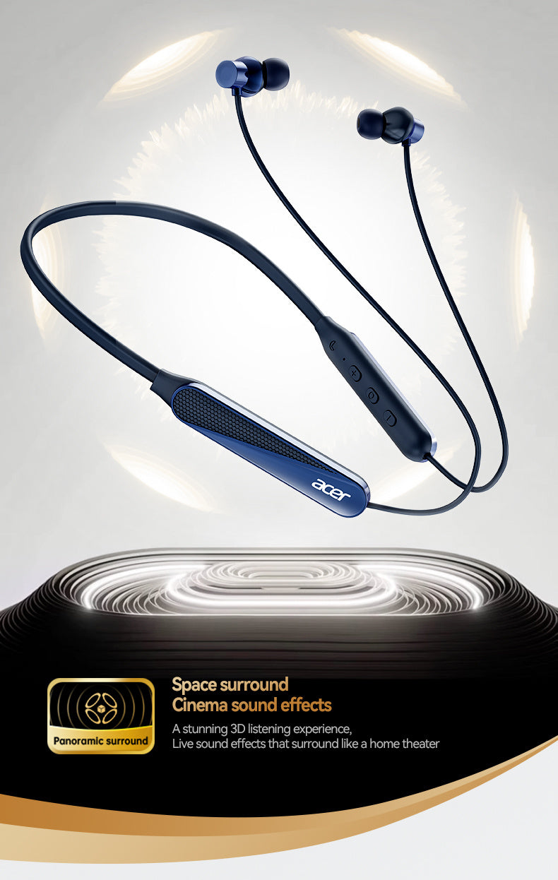 [Acer Genuine Product] True Wireless Stereo Earphones, Deep Bass Stereo Calling Noise Reduction, Extra-long Standby, Sports Running In-Ear, Low Latency Gaming Mode, Hi-Fi Sound, Lightweight Touchscreen Design, Comfortable Even After Prolonged