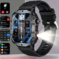 Large-Screen Smartwatch Compatible for iPhone & Android, Wireless Smartwatch with Wireless Calling/SMS, Fitness Tracker, Remote Camera Control, USB Rechargeable Smartwatch Suitable for Men & Women, Clear Display, Modern Design for Travel Gift